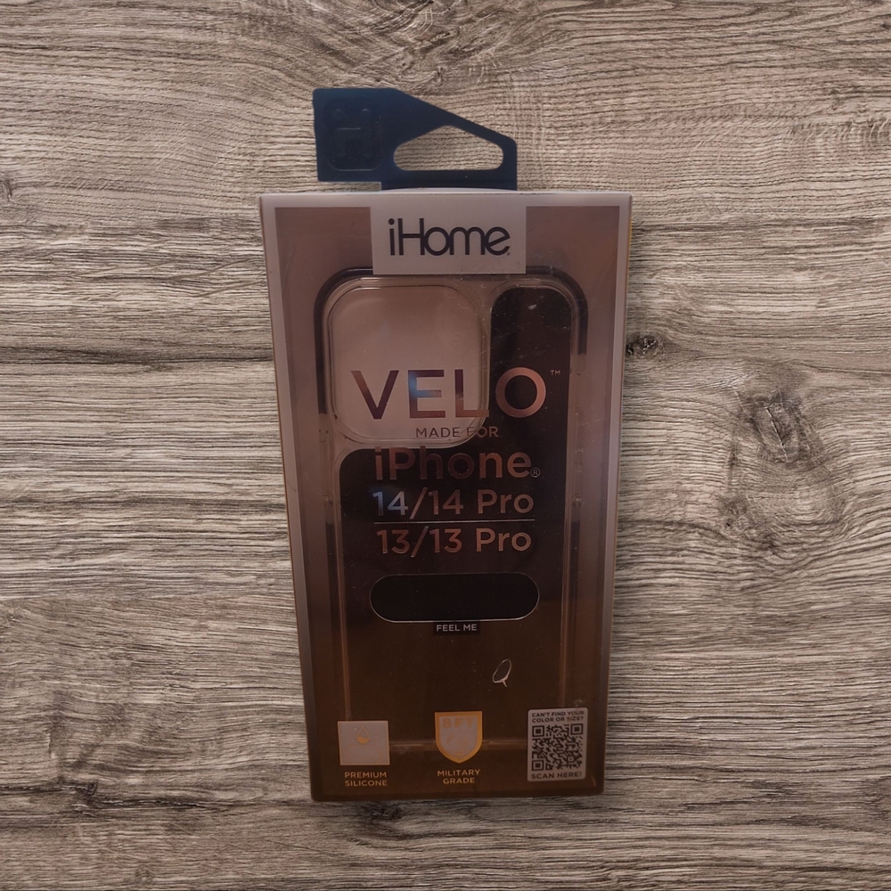 iHome Velo Black IPhone Case for iPhone 14/13 Pro